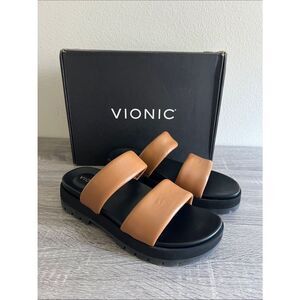 New Vionic Women's Modesto Platform Lug Sandal 9M